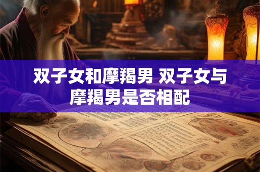 双子女和摩羯男 双子女与摩羯男是否相配
