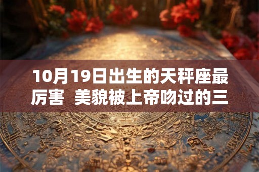 10月19日出生的天秤座最厉害 美貌被上帝吻过的三个星座 10月19日出生的天秤座最厉害 美貌被上帝吻过的三个星座