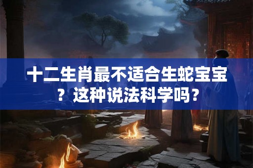 十二生肖最不适合生蛇宝宝？这种说法科学吗？