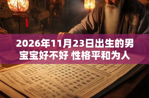 2026年11月23日出生的男宝宝好不好 性格平和为人勤俭