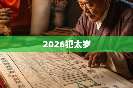 2026犯太岁 2026犯太岁