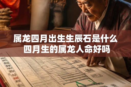 属龙四月出生生辰石是什么 四月生的属龙人命好吗