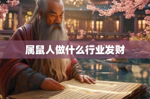 属鼠人做什么行业发财 属鼠人做什么行业发财