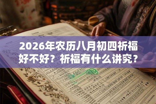 2026年农历八月初四祈福好不好？祈福有什么讲究？