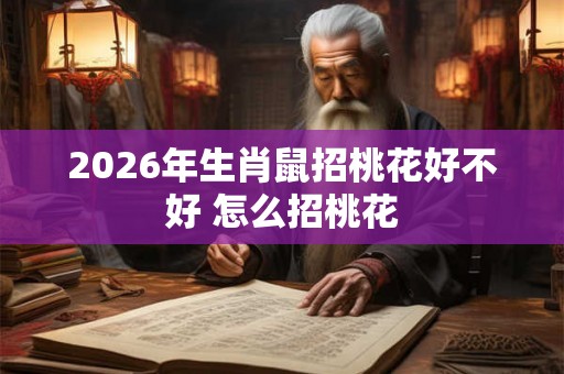 2026年生肖鼠招桃花好不好 怎么招桃花