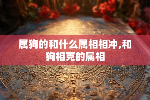 属狗的和什么属相相冲,和狗相克的属相