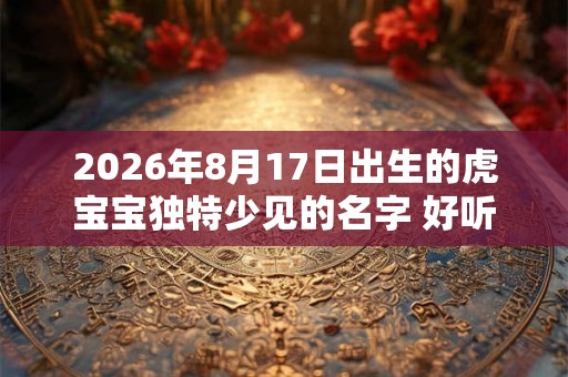 2026年8月17日出生的虎宝宝独特少见的名字 好听不重名的名字怎么取