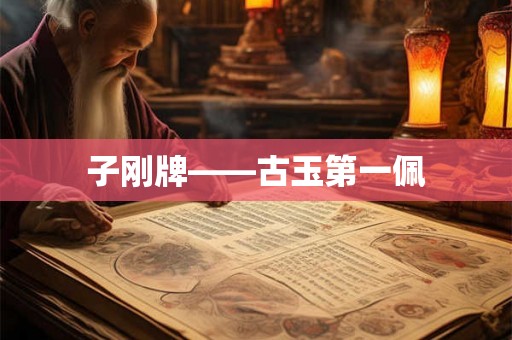 子刚牌——古玉第一佩