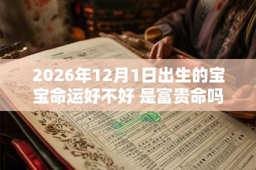 2026年12月1日出生的宝宝命运好不好 是富贵命吗 2026年12月1日出生的宝宝命运好不好 是富贵命吗