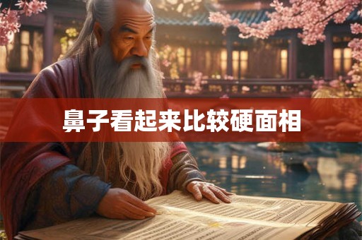 鼻子看起来比较硬面相