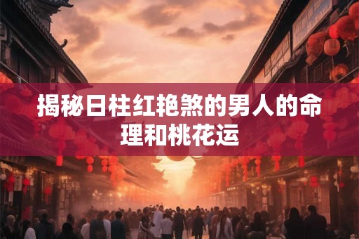 揭秘日柱红艳煞的男人的命理和桃花运