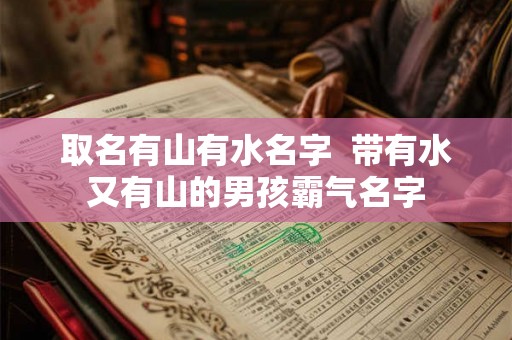 取名有山有水名字  带有水又有山的男孩霸气名字