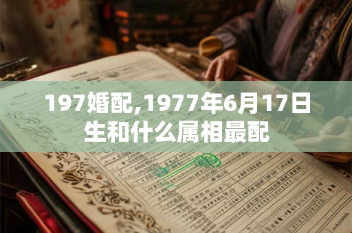 197婚配,1977年6月17日生和什么属相最配
