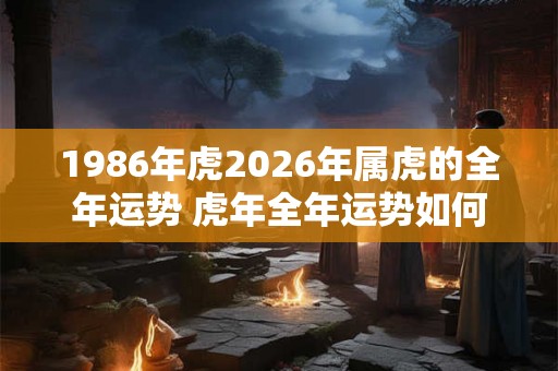 1986年虎2026年属虎的全年运势 虎年全年运势如何