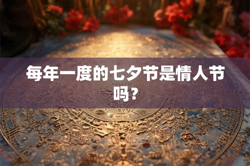 每年一度的七夕节是情人节吗? 每年一度的七夕节是情人节吗?