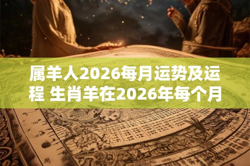 属羊人2026每月运势及运程 生肖羊在2026年每个月的运势