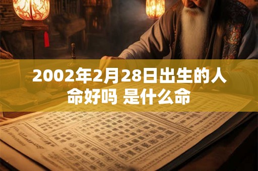 2002年2月28日出生的人命好吗 是什么命