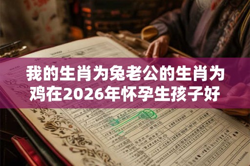 我的生肖为兔老公的生肖为鸡在2026年怀孕生孩子好不好？