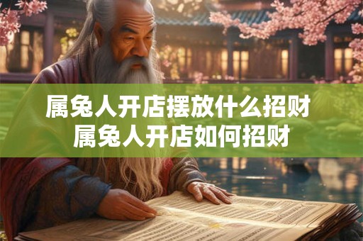 属兔人开店摆放什么招财 属兔人开店如何招财