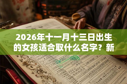 2026年十一月十三日出生的女孩适合取什么名字？新潮独特的名字
