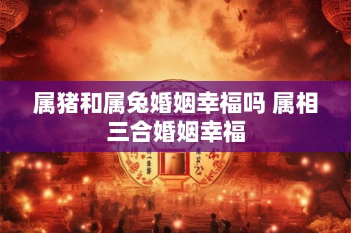 属猪和属兔婚姻幸福吗 属相三合婚姻幸福