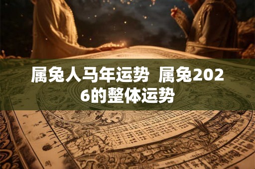 属兔人马年运势 属兔2026的整体运势 属兔人马年运势 属兔2026的整体运势