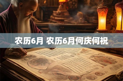 农历6月 农历6月何庆何祝