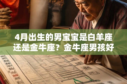 4月出生的男宝宝是白羊座还是金牛座？金牛座男孩好吗？