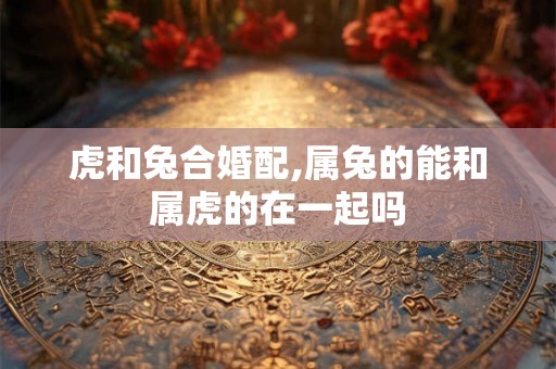 虎和兔合婚配,属兔的能和属虎的在一起吗 虎和兔合婚配,属兔的能和属虎的在一起吗