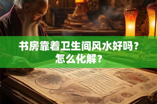 书房靠着卫生间风水好吗？怎么化解？