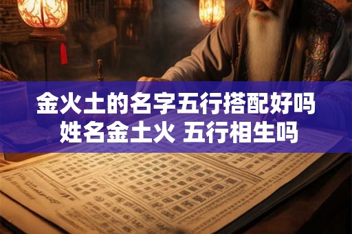 金火土的名字五行搭配好吗 姓名金土火 五行相生吗 金火土的名字五行搭配好吗 姓名金土火 五行相生吗