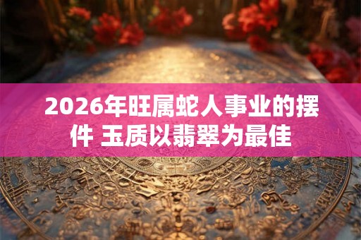 2026年旺属蛇人事业的摆件 玉质以翡翠为最佳