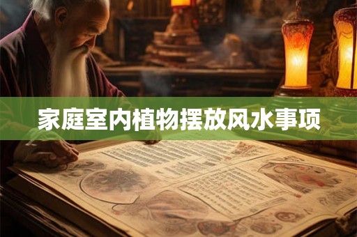 家庭室内植物摆放风水事项