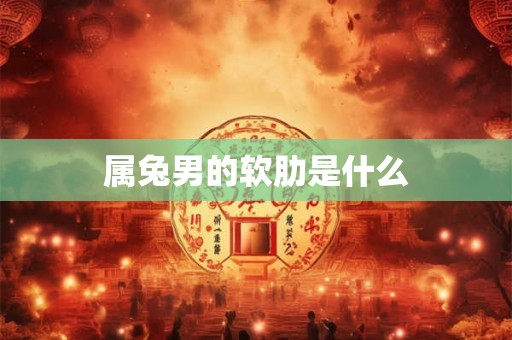 属兔男的软肋是什么