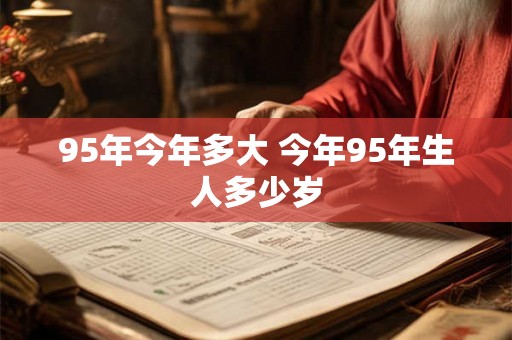 95年今年多大 今年95年生人多少岁
