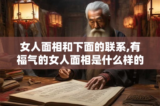 女人面相和下面的联系,有福气的女人面相是什么样的