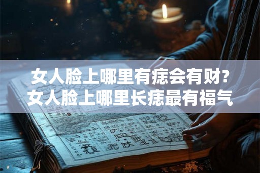 女人脸上哪里有痣会有财？女人脸上哪里长痣最有福气？