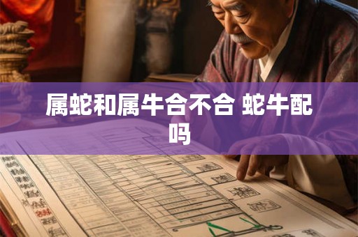 属蛇和属牛合不合 蛇牛配吗