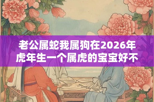 老公属蛇我属狗在2026年虎年生一个属虎的宝宝好不好？