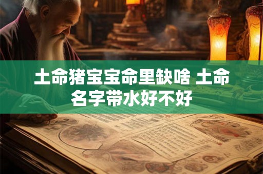 土命猪宝宝命里缺啥 土命名字带水好不好