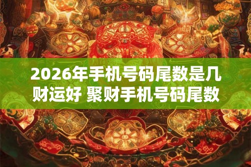 2026年手机号码尾数是几财运好 聚财手机号码尾数 2026年手机号码尾数是几财运好 聚财手机号码尾数