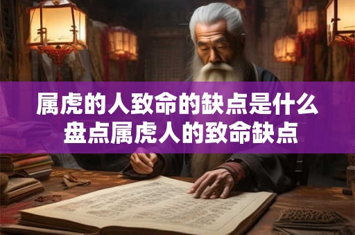 属虎的人致命的缺点是什么 盘点属虎人的致命缺点 属虎的人致命的缺点是什么 盘点属虎人的致命缺点