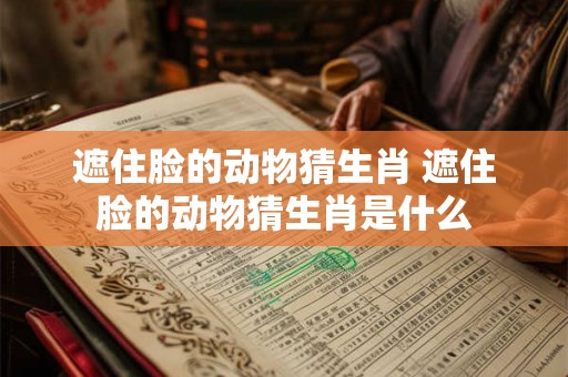 遮住脸的动物猜生肖 遮住脸的动物猜生肖是什么