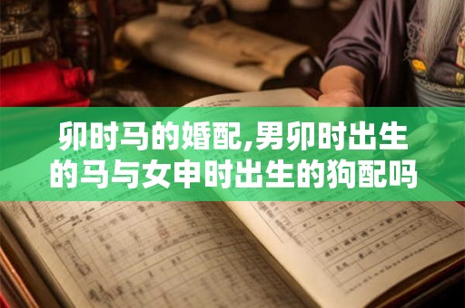 卯时马的婚配,男卯时出生的马与女申时出生的狗配吗？