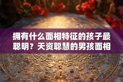拥有什么面相特征的孩子最聪明？天资聪慧的男孩面相全解！