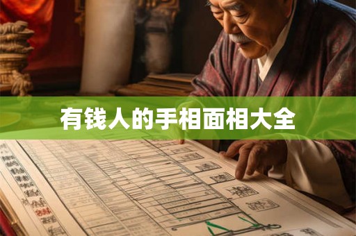 有钱人的手相面相大全 有钱人的手相面相大全