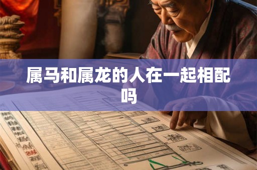 属马和属龙的人在一起相配吗
