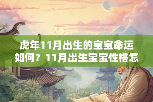 虎年11月出生的宝宝命运如何?11月出生宝宝性格怎么样? 虎年11月出生的宝宝命运如何?11月出生宝宝性格怎么样?