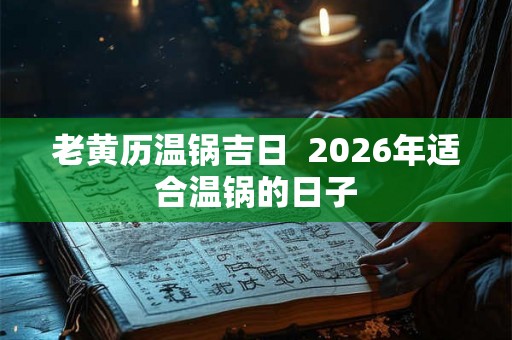 老黄历温锅吉日  2026年适合温锅的日子
