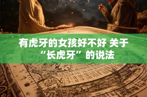 有虎牙的女孩好不好 关于“长虎牙”的说法
